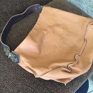 Tyler Malibu large shoulder bag great tan leather